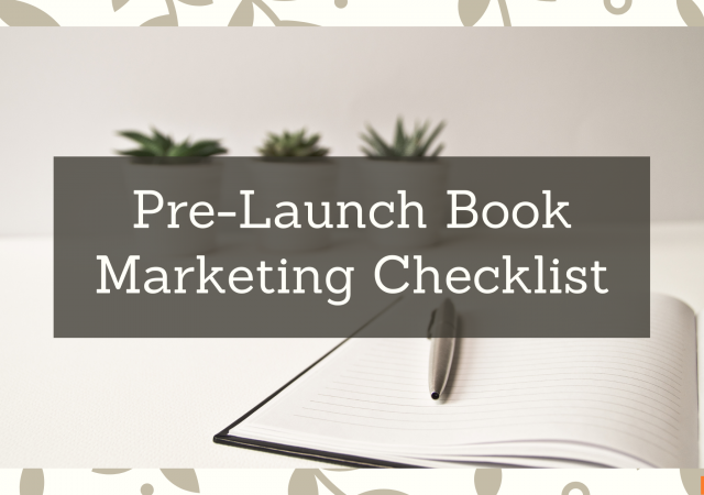 pre-launch book marketing checklist