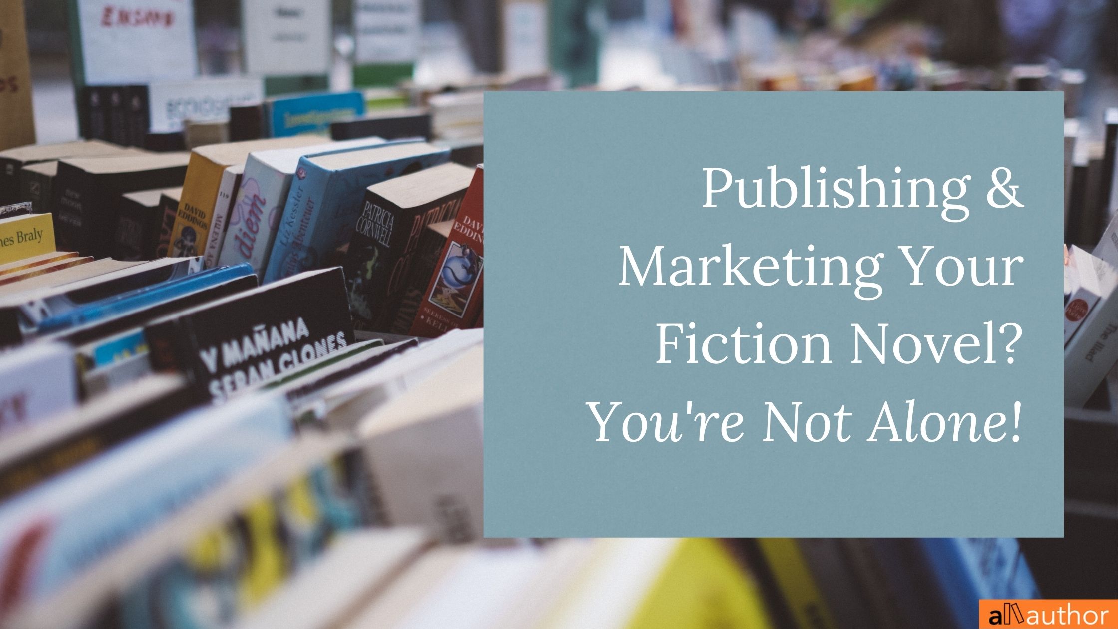 Publishing & Marketing Your Fiction Novel? You're Not Alone!